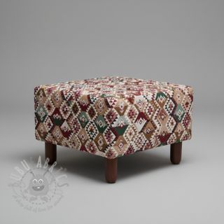Tkanina dekoracyjna jacquard Kilim fuchsia vert