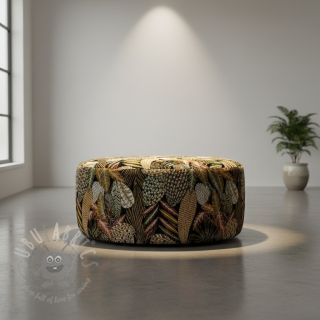 Tkanina dekoracyjna jacquard Egypte noir