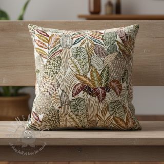 Tkanina dekoracyjna jacquard Egypte blanc