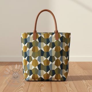 Tkanina dekoracyjna jacquard Mustang blue