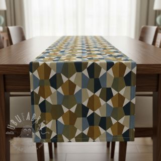 Tkanina dekoracyjna jacquard Mustang blue