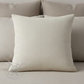 Tkanina dekoracyjna jacquard Saxo ecru