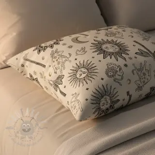 Tkanina dekoracyjna jacquard Pygmalion ecru noir