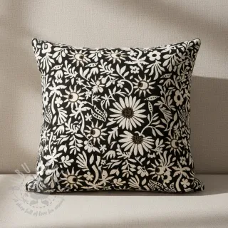 Tkanina dekoracyjna jacquard Sunlight noir