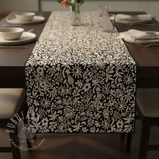 Tkanina dekoracyjna jacquard Sunlight noir