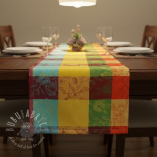 Tkanina dekoracyjna FRENCH TABLE CLOTH JACQUARD Cabosse allover summer