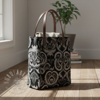 Tkanina dekoracyjna jacquard Baccara argent