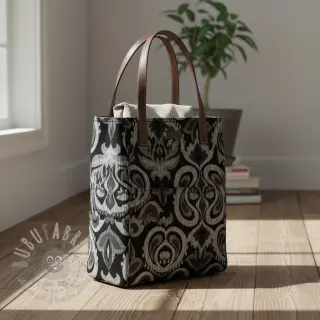 Tkanina dekoracyjna jacquard Baccara argent