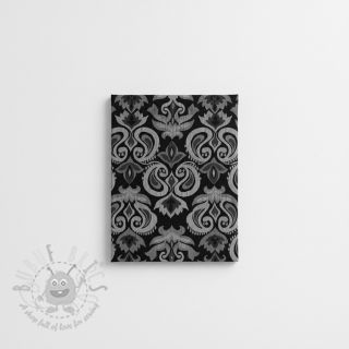 Tkanina dekoracyjna jacquard Baccara argent