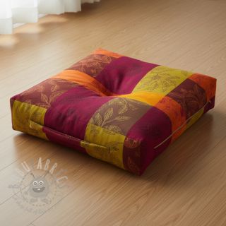 Tkanina dekoracyjna FRENCH TABLE CLOTH JACQUARD Cabosse allover harissa