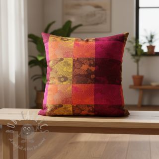 Tkanina dekoracyjna FRENCH TABLE CLOTH JACQUARD Niwa allover harissa