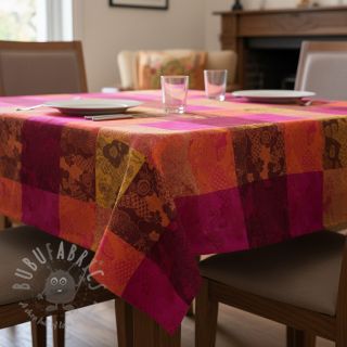 Tkanina dekoracyjna FRENCH TABLE CLOTH JACQUARD Niwa allover harissa