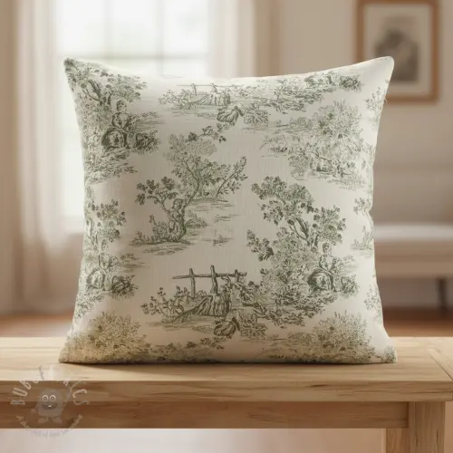 Tkanina dekoracyjna RUSTIC VINTAGE PRINT Gabrielle kaki