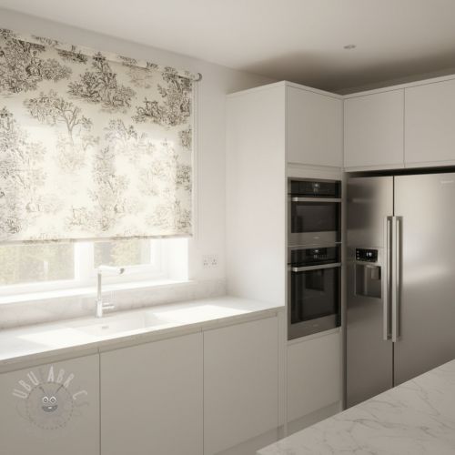 Tkanina dekoracyjna RUSTIC VINTAGE PRINT Gabrielle fusian