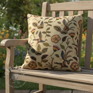 Tkanina dekoracyjna GOBELIN PREMIUM Primal Birdscape Art design B