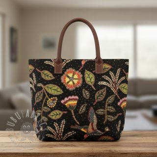 Tkanina dekoracyjna GOBELIN PREMIUM Primal Birdscape Art design A