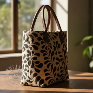 Tkanina dekoracyjna GOBELIN PREMIUM Drop Wave Branch design B