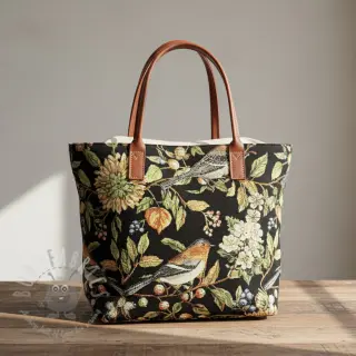 Tkanina dekoracyjna GOBELIN PREMIUM Paradise Bird Flora