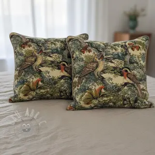 Tkanina dekoracyjna GOBELIN PREMIUM Bird Heritage Forest