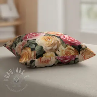 Tkanina dekoracyjna VELVET Romantic Rose Charm