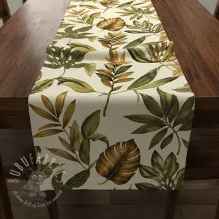 Tkanina dekoracyjna Linenlook Botanic Bold Leaf digital print