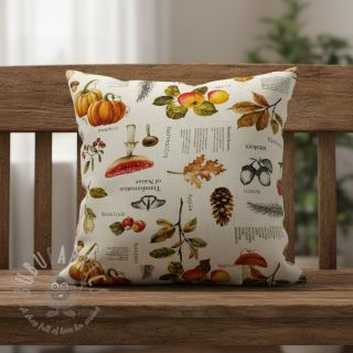 Tkanina dekoracyjna Linenlook Fall Harvest Recipe digital print