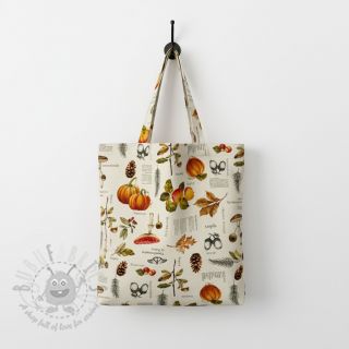 Tkanina dekoracyjna Linenlook Fall Harvest Recipe digital print