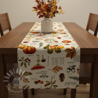 Tkanina dekoracyjna Linenlook Fall Harvest Recipe digital print