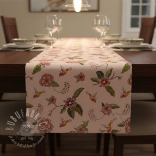 Tkanina dekoracyjna Floral Kolibri Art digital print