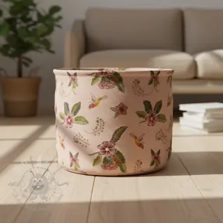 Tkanina dekoracyjna Floral Kolibri Art digital print