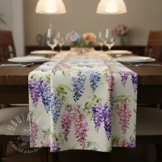 Tkanina dekoracyjna Serene Wisteria Charm digital print