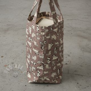 Tkanina dekoracyjna Linenlook premium Dog Wildlife Art