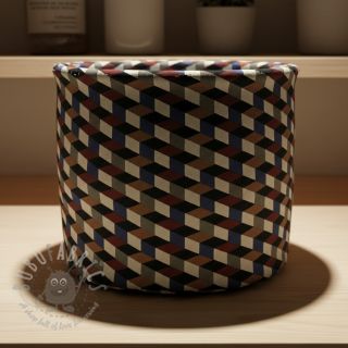 Tkanina dekoracyjna Linenlook premium Cube Illusion Art