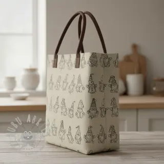 Tkanina dekoracyjna Linenlook premium Tomte Jolly Line