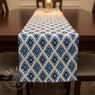 Tkanina dekoracyjna premium Rhombus navy