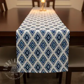 Tkanina dekoracyjna premium Rhombus navy