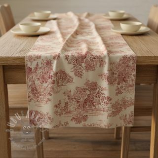 Tkanina dekoracyjna Gabrielle rouge