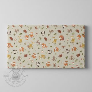 Tkanina dekoracyjna Linenlook premium Forest Friend Animal