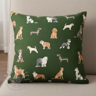 Tkanina dekoracyjna premium Dog Breed Mix