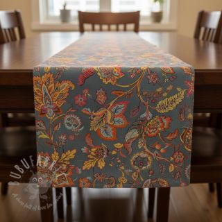 Tkanina dekoracyjna jacquard Inaya ciel