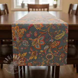 Tkanina dekoracyjna jacquard Inaya ciel