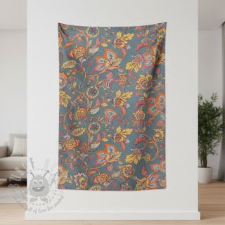 Tkanina dekoracyjna jacquard Inaya ciel