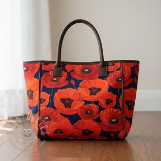 Tkanina dekoracyjna z powłoką teflonową POPPY GARDEN