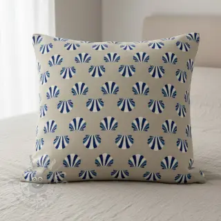 Tkanina dekoracyjna Linenlook Seashell blue