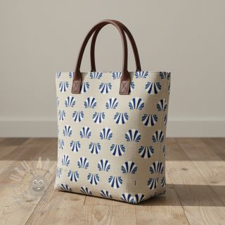 Tkanina dekoracyjna Linenlook Seashell blue