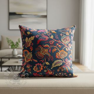 Tkanina dekoracyjna jacquard Inaya bleu