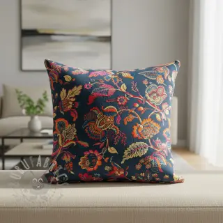 Tkanina dekoracyjna jacquard Inaya bleu