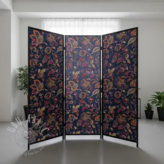 Tkanina dekoracyjna jacquard Inaya bleu