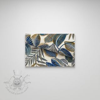 Tkanina dekoracyjna jacquard Cacao allover bleu