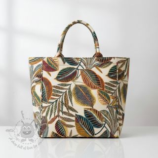 Tkanina dekoracyjna jacquard Cacao allover multico